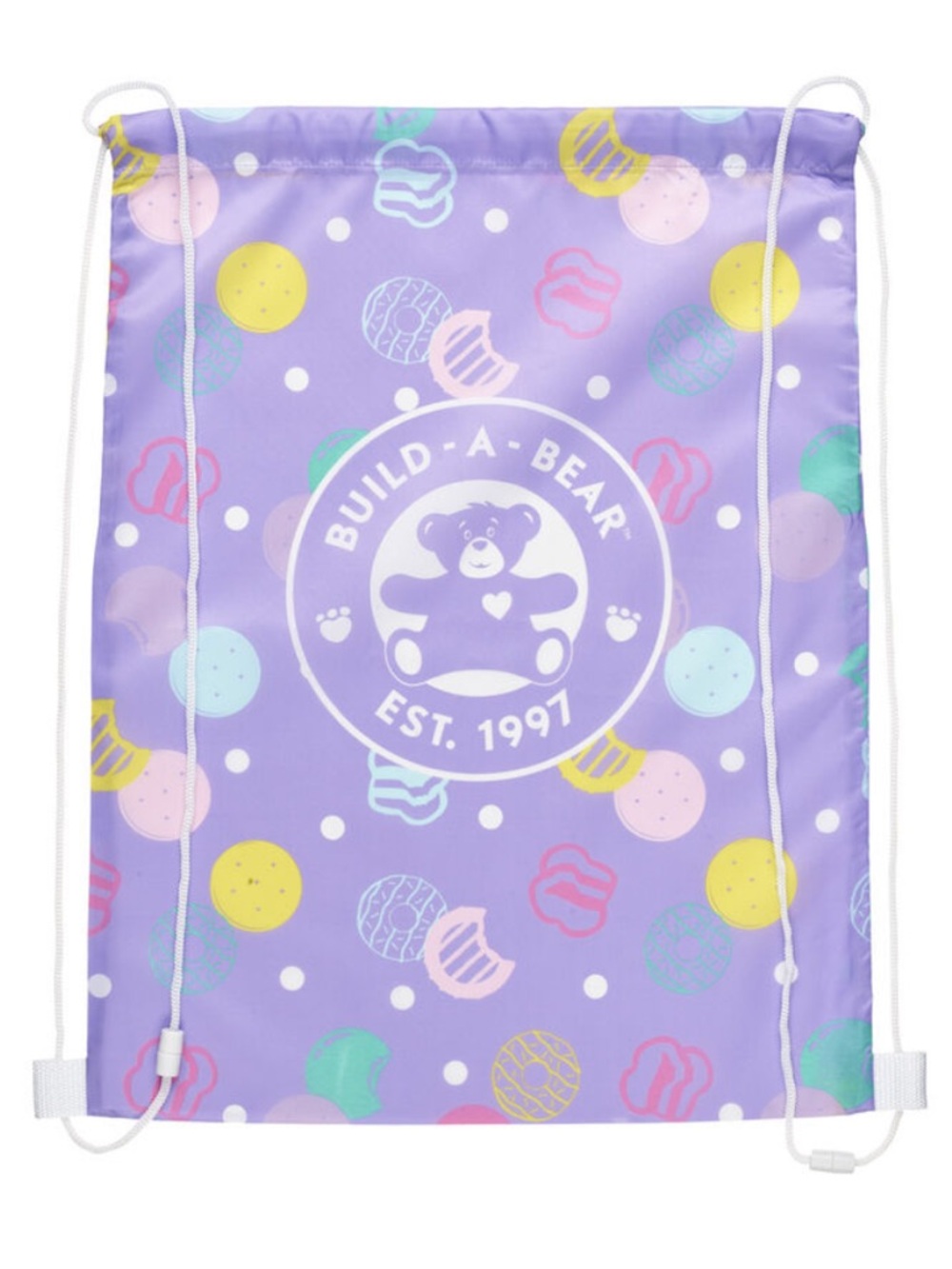 Build-A-Bear Girl Scouts Toy Bear Carrier, Purple Drawstring Bag